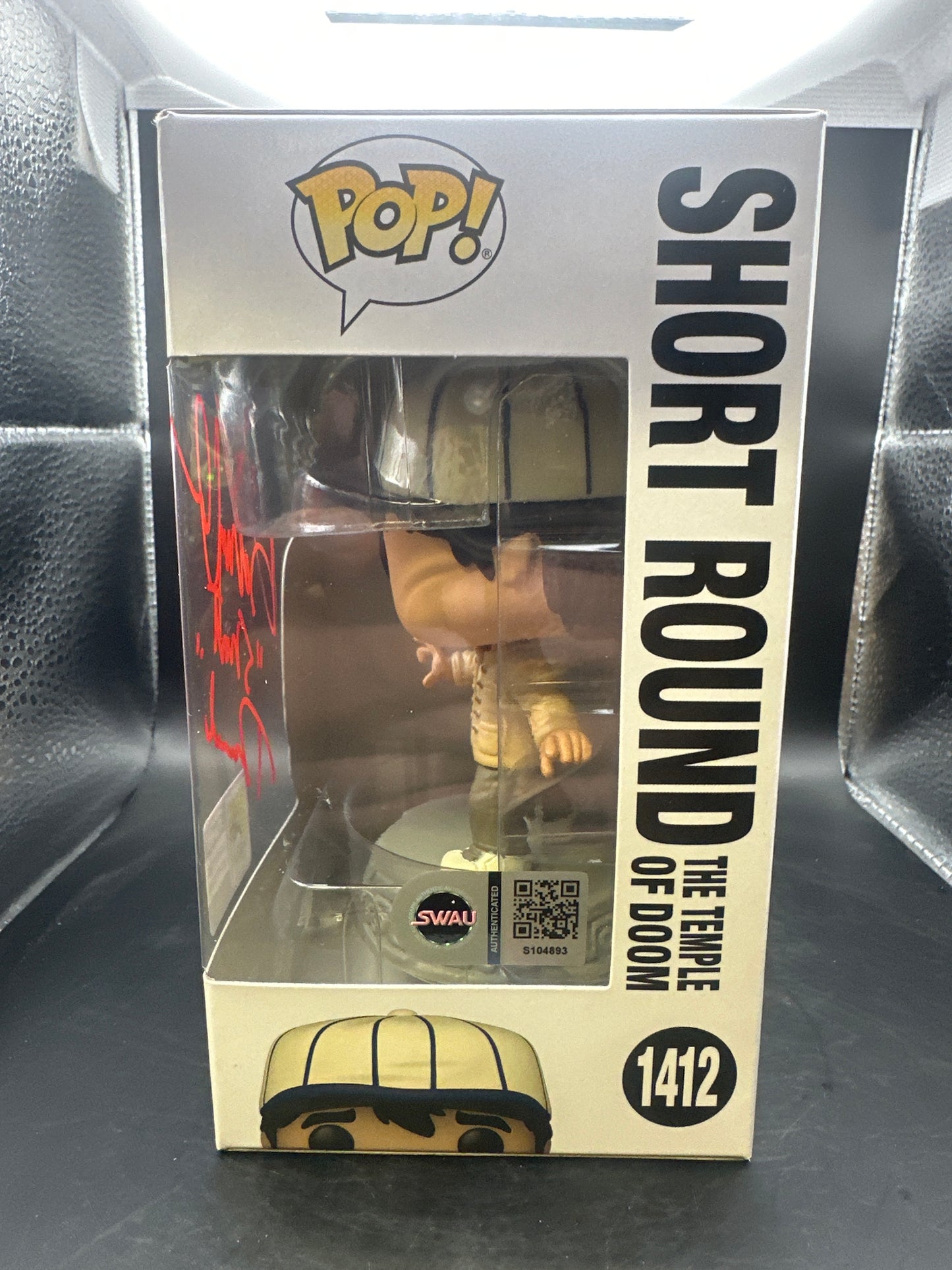 Indiana Jones Funko pop, signed by Key Huy Quan
